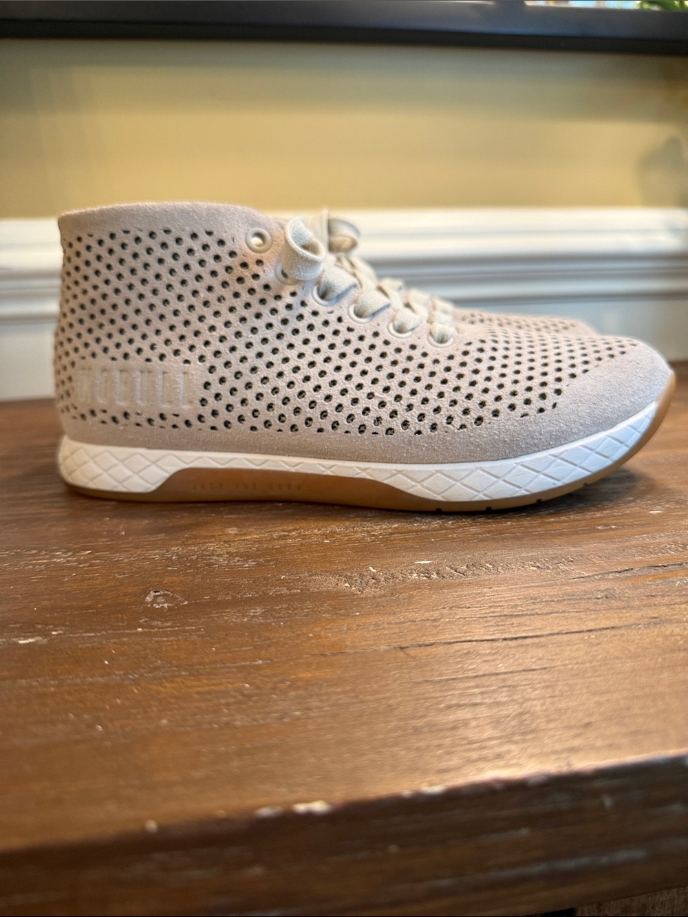 NOBULL Perforated Suede Mid Trainers